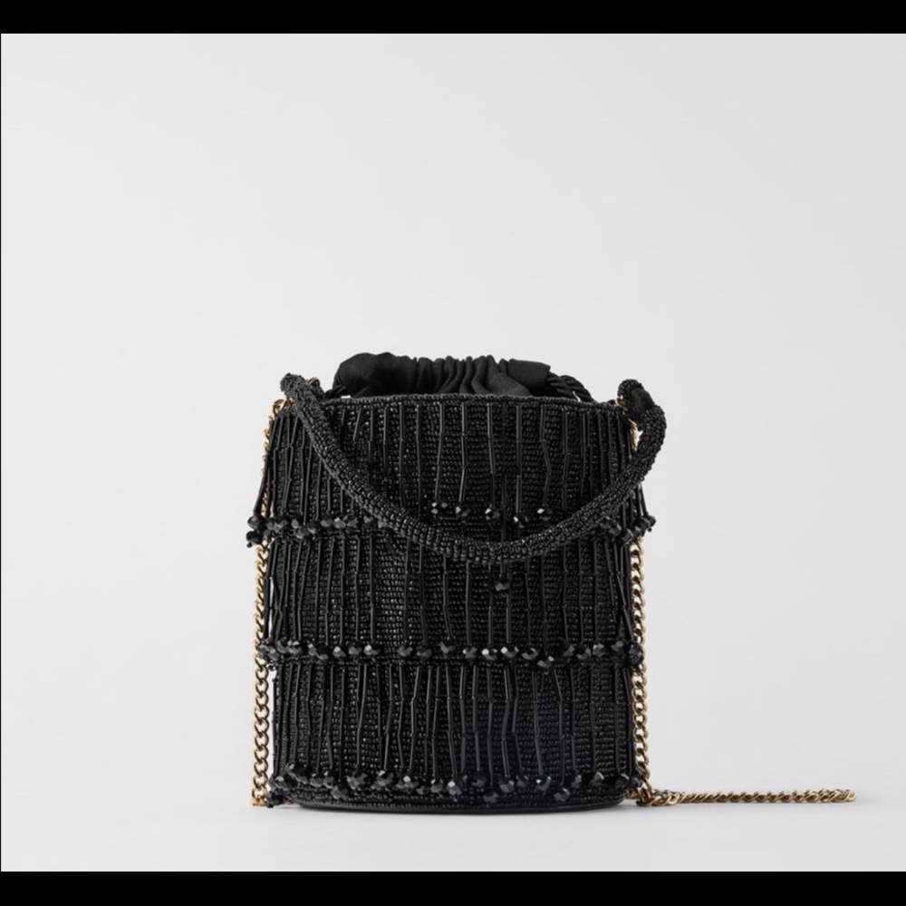 Zara beaded fringe bag